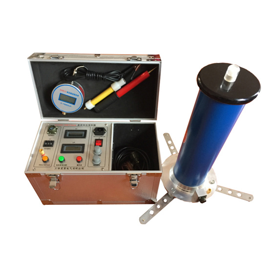LCZGF-60KV2mA直流高压发生器适用于电力部门、企业动力部门对氧化锌避雷器、电力电缆、发电机、变压器、开关等设备进行直流高压耐压试验和泄漏电流试验。是安装中国行业标准ZBF24003-90《便携式直流高压发生器通用技术条件》的要求，生产制造的直流耐压设备。